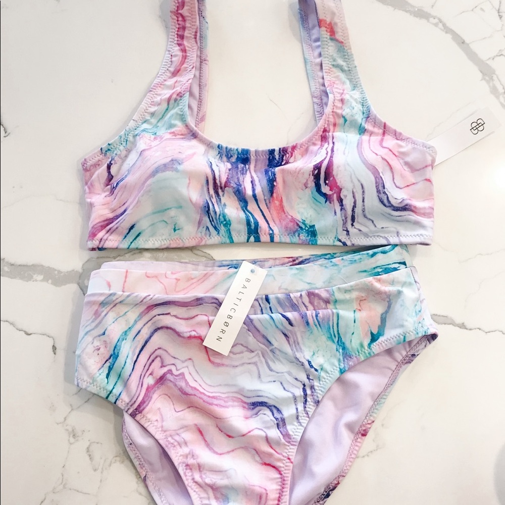 Antigua Tie Dye high waisted bikini